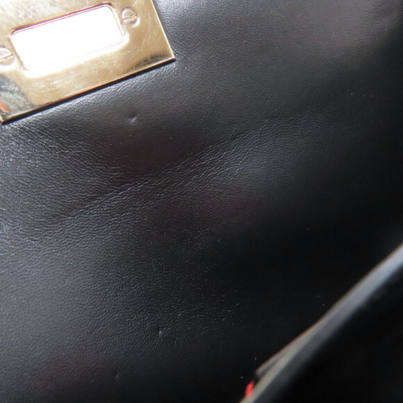 VALENTINO Black Leather Shoulder Bag - Picture 8 of 11
